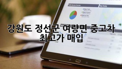 강원도 정선군 여량면 중고차 최고가 매입